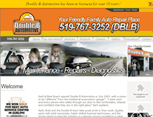 Tablet Screenshot of doublebautomotive.com